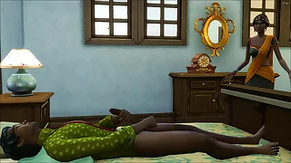 Indian stepmom catches her stepson draining in his apartment before the check-up and helps him to get rid of pressure so he can pass the check-up